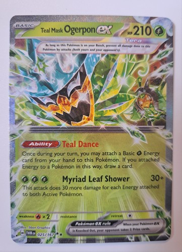 Teal Mask Ogerpon ex 025/167 Sv06: Twilight Masquerade Holo