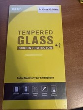 JETech Screen Protector for iPhone 15 Pro Max, 3-Pack, New in wrapped box