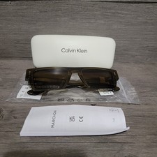 Calvin Klein CK-24532S 261 Crystal Caramel Shades Sunglasses Caramel Lenses