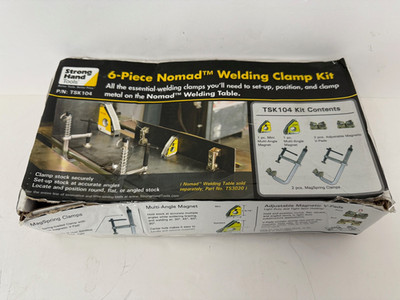 STRONG HAND TOOLS BUILDPRO TSK 104 TSK104 6 PIECE NOMAD WELDING CLAMP KIT NEW