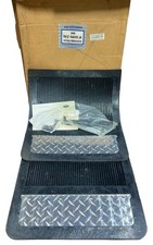 Genuine Ford Rear Diamond Plate Mud Flap Kit F81z-16a550-ja F-350 Dually 1999-10