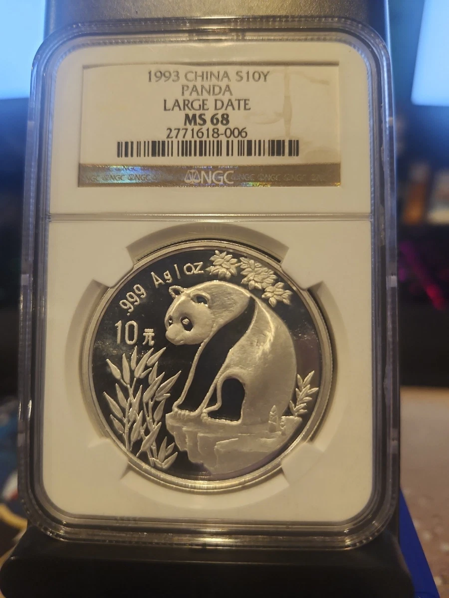 Chinese Panda MS 68 Grade Silver Bullion Coins for sale | eBay