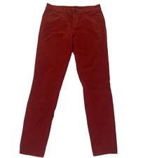 NWOT LOFT Super Skinny Sz 2 Rust Corduroy Pants New 29in Cotton Soft Fall Autumn