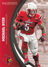 Michael Dyer 2016 Panini Louisville Cardinals #27 Louisville Cardinals