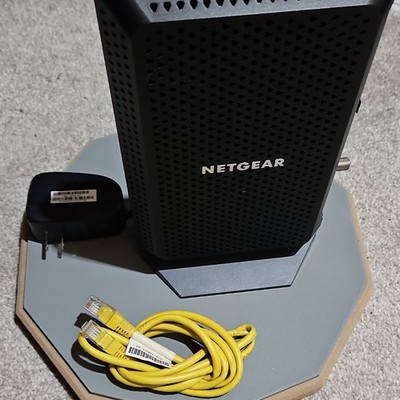 NETGEAR CM1150V Cable Modem Black 4 LAN Ports Comcast Xfinity Cox  Modem +Voice