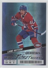 2024 Upper Deck Credentials Debut Ticket Access /999 Lane Hutson #126 Rookie RC