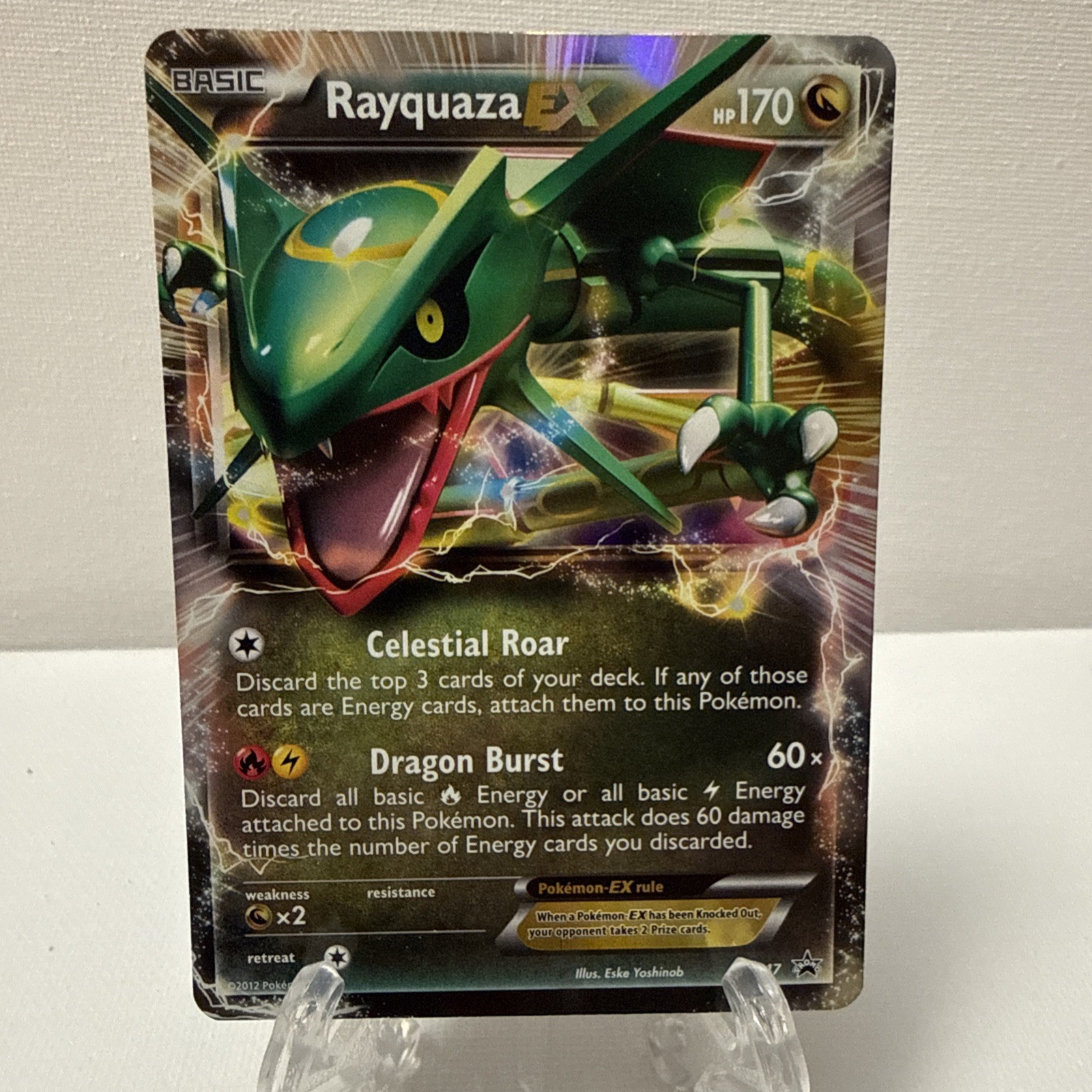 Rayquaza EX BW47 Black & White Holo - Promo 