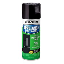 Rust-Oleum Appliance Epoxy Black Spray Paint Appliance Refinishing, Washable F