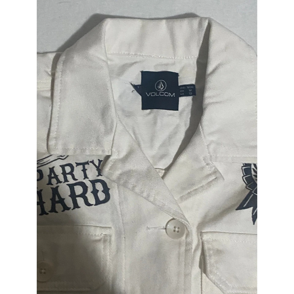 Volcom Featured Artist Series Denim Button Up Jacket - Image 4 of 4