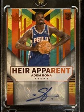2024-25 Panini Court Kings - Heir Apparent Adem Bona #HA-BON Amber /75 (AU, RC)
