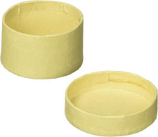 7648-03541 Pappschachteln aus Kraftkarton im Set, 4 runde Geschenkboxen mit Deck