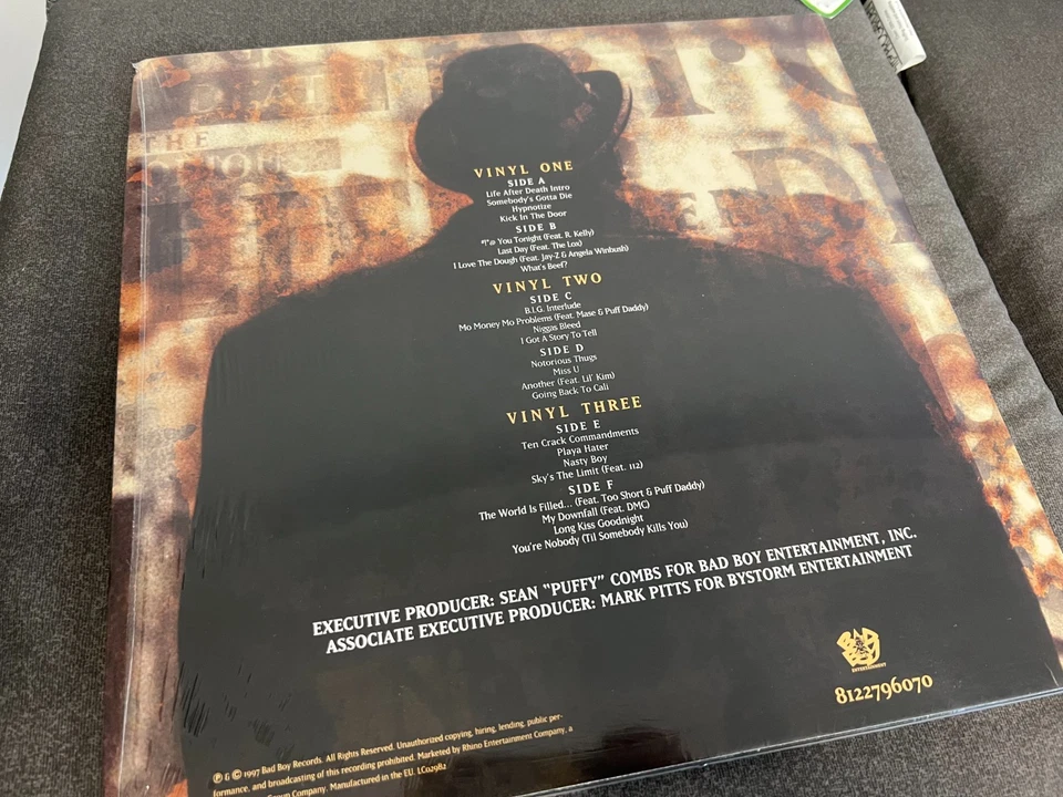 The Notorious Big - Life After Death - 3xLP - 12" Vinyl Album - Hip Hop Rap NM - Image 4 of 4