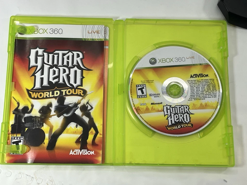 Xbox 360 Rock Band Bundle Drums Guitar Mic - Image 4 of 4