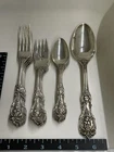 796g 17 Pc Reed & Barton Old Mark Sterling Francis 1, T Spoons Dinner Forks H