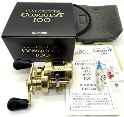 Shimano 14 CALCUTTA CONQUEST 100 Right Bait Casting Reel with Box ''Excellent+++''