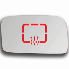 Spiegelglas Rechts Beheizbar für VW Golf 2 1983 - 1992