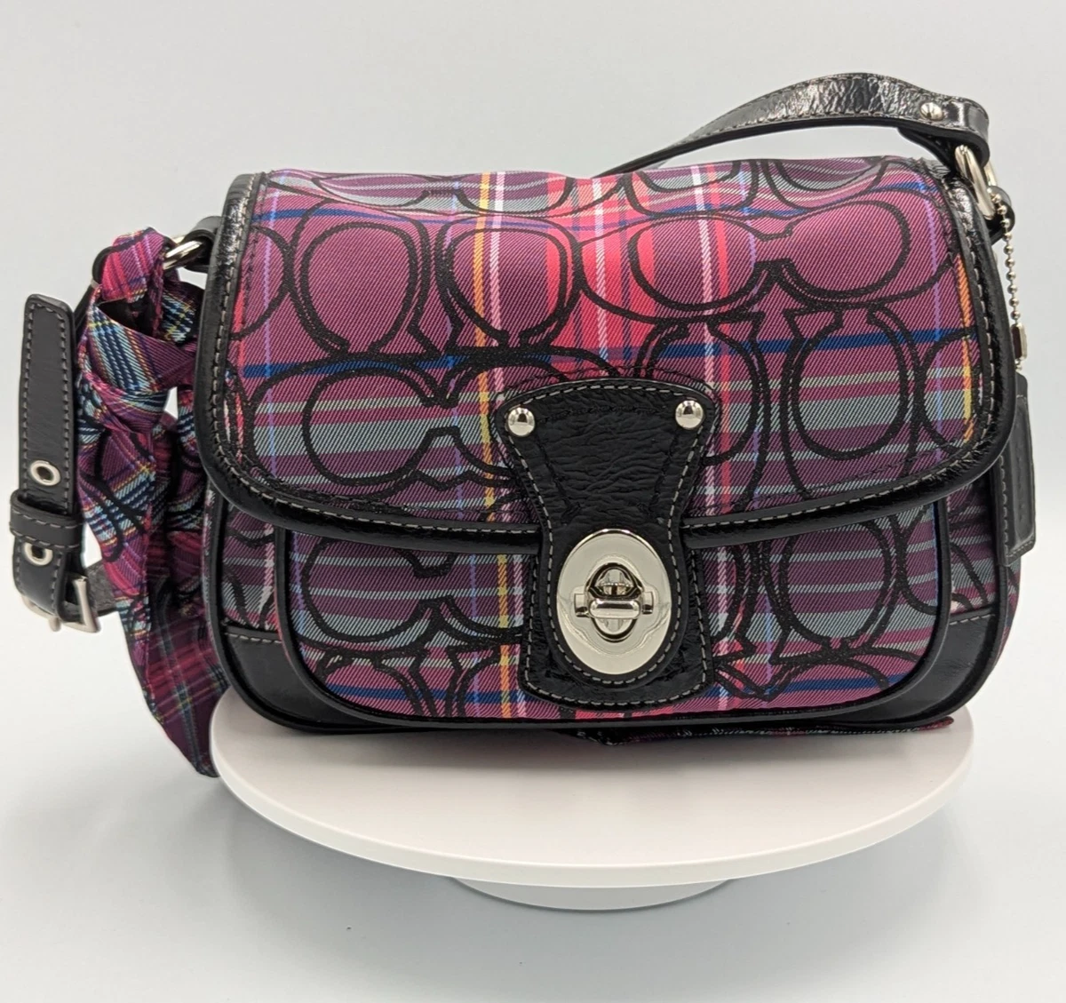 Coach Turn Lock Plaid Bags & Handbags for Women for sale | eBay