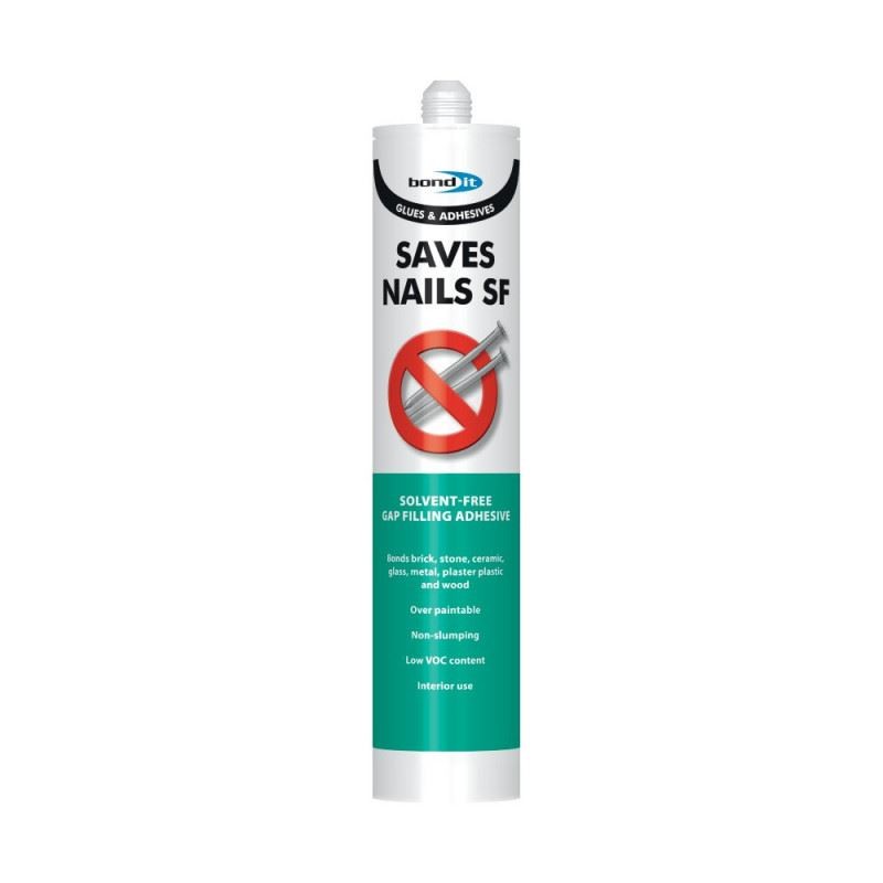Bond It Saves Nails Solvent Free Grab Adhesive Gap Filling High Grab