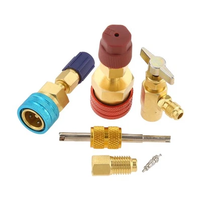 R1234yf to R134a Adapter Kit Fit Air Conditioning System Refrigerant Recharging - Image 1 of 4