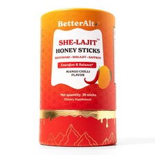 She-Lajit Honey Sticks for Women Organic Himalayan Shilajit Honey, Mango Chill