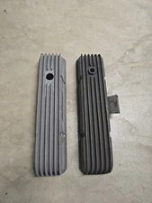 Aluminum Finned Valve Covers, Cal Customs 40-2000 Chevy 283-302-327-350 