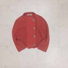 USED RARE 90S ISSEY MIYAKE 3D KNIT JACKET, MADE IN JAPAN, METAL BUTTONS GOOD