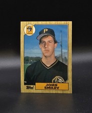 1987 Topps Traded Tiffany JOHN SMILEY Rookie Card 114T Pittsburgh Pirates
