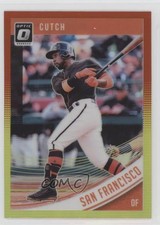 2018 Donruss Optic Variation Red & Yellow Prizm Andrew McCutchen (Cutch) 1tr