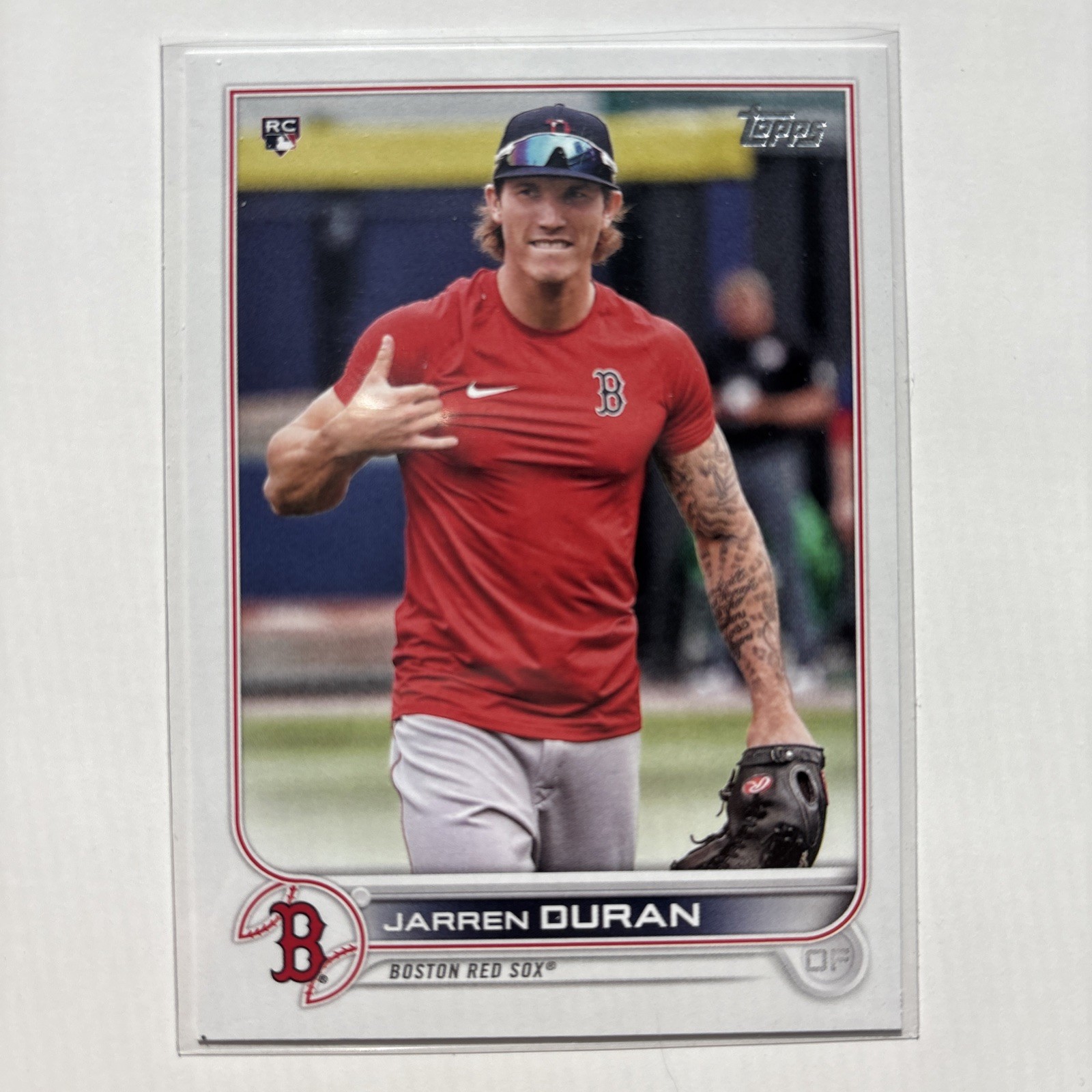 2022 Topps Jarren Duran Image Variation SP RC Red Sox #187