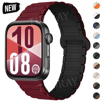 Für Huawei Watch Fit 5 / 5 Pro / 4 / 4 Pro / 3 Magnet Silikon Armband Ersatzband