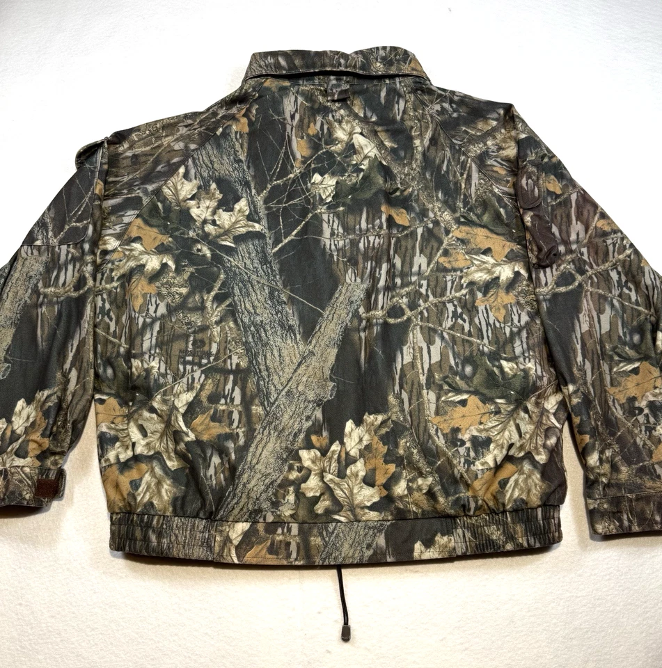 Gamehide Men’s XXL Style 707 Hush-Hide Camo Hooded Hunting Jacket Heavy Fleece - Image 2 of 4