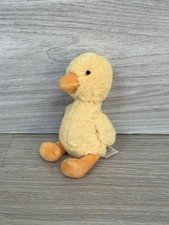 Jellycat Yellow Diddy Duckling Pre Loved Very Rare Tiny Small