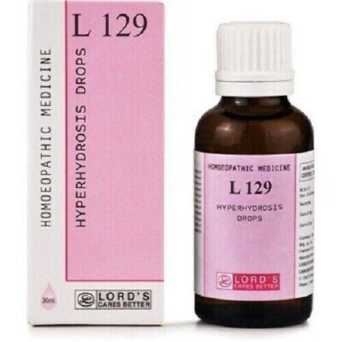 Lords L 129 Hyperhydrosis Drops (30ml) For Profuse Sweating, Tired, Exhaustion - Picture 2 of 3