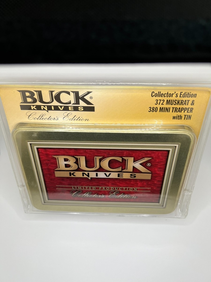 New Buck Knives 2006 Collectors Edition Red Bone 372 Muskrat New Buck Knives 2006 Collectors Edition Red Bone 372 Muskrat