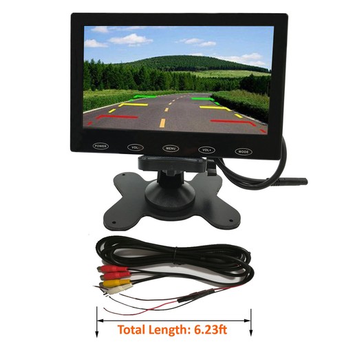 9" IPS LCD Car Monitor 1024×600 Screen AV Wireless Sync for Android IOS iPhone - Picture 12 of 12