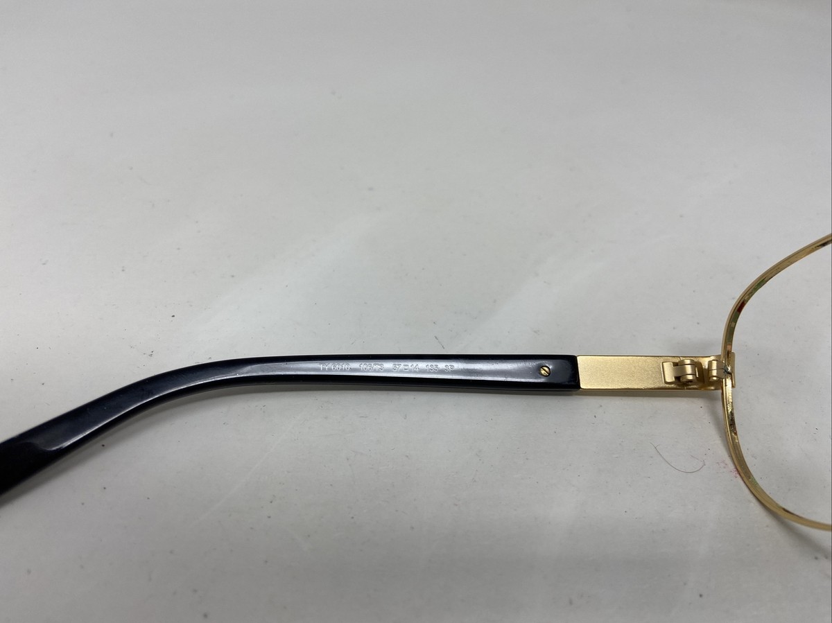 Tory Burch Sunglasses Frames TY 6010 106/T3 Polarized 57-14-135 Tory Burch TY 6010 106/T3 57-14-135 3P Yellow Gold Metal  main image 2