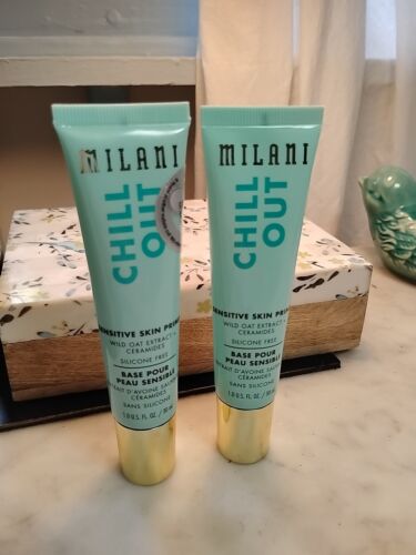 SEALED 2PK Milani Chill Out Sensitive Skin Primer w/ Wild Oat Extract (1 fl oz) - Picture 1 of 1