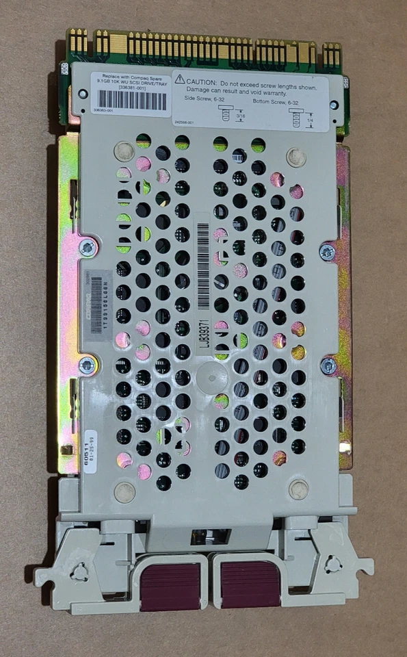 HP Compaq 336381-001 9.1Gb 10000 RPM Wide Ultra3 Scsi 3.5" HotPlug HotSwap - Image 3 of 4