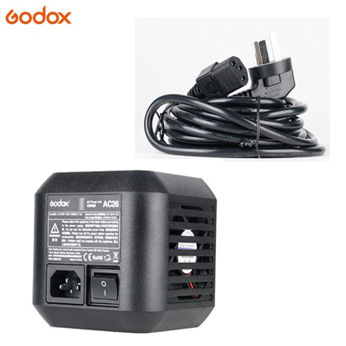 Godox AC-26 AC Wall Charger Power Unit Source Adapter For AD600Pro Flash Strobe - Picture 4 of 9