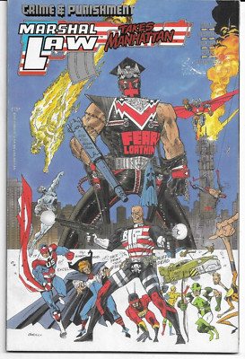 Crime and Punishment MARSHAL LAW Takes Manhattan (1989) ~ Epic Comics Series