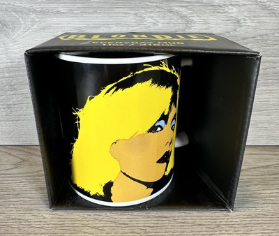 BLONDIE Debbie Harry Black & Yellow Keramiktasse 2022 Originalverpackt Neu