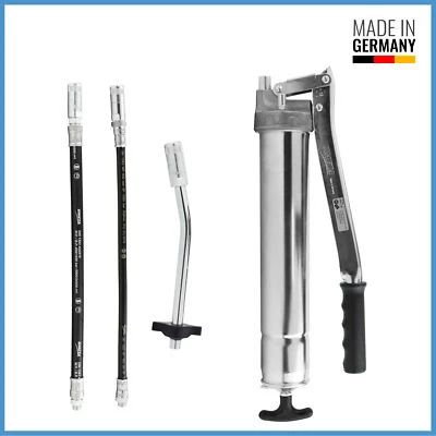 Umeta Handhebelfettpresse 75/PKF mit Füllventil für 500ccm loses Fett / 400g Kar