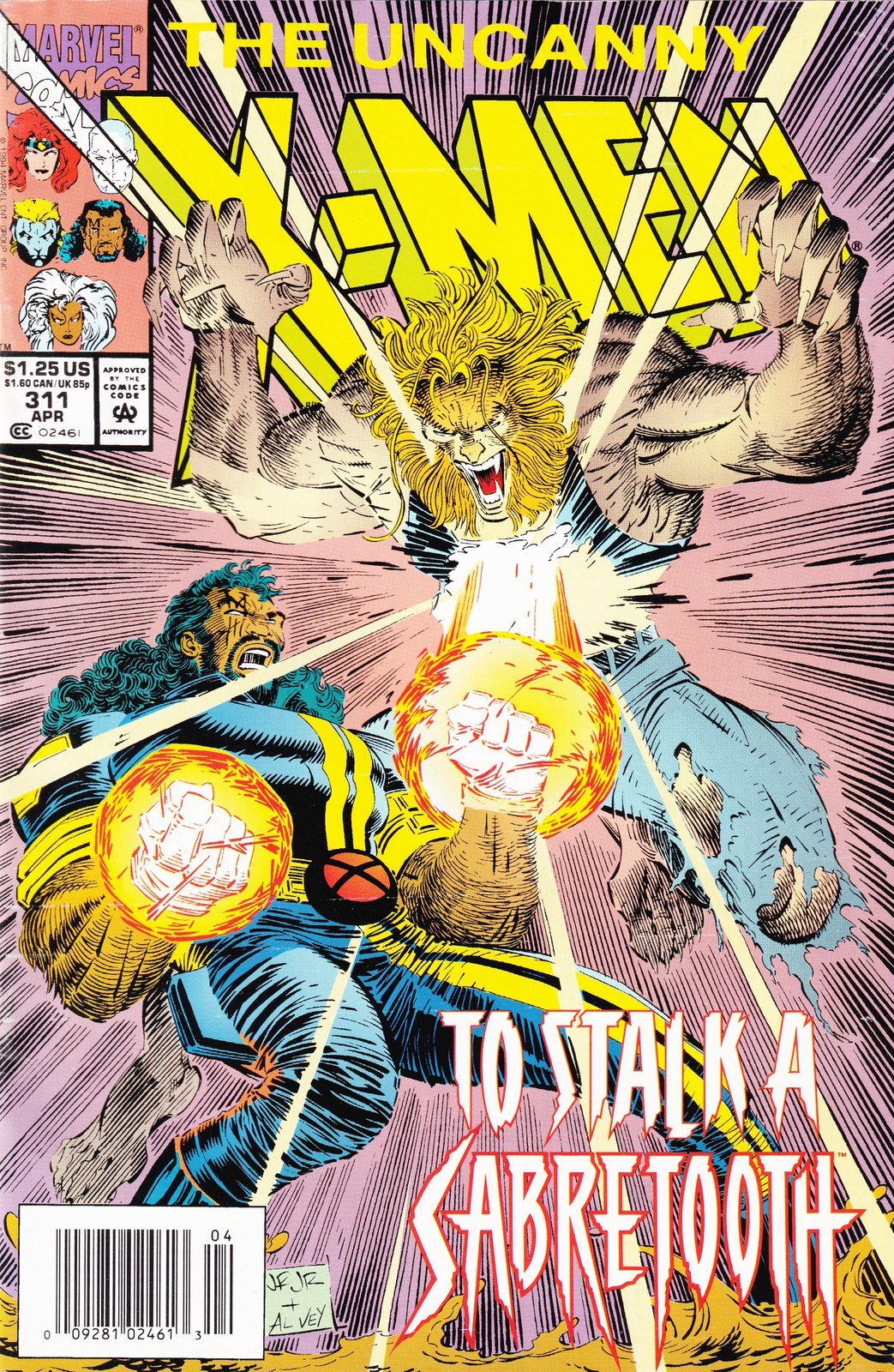 The Uncanny X-Men #311 Newsstand Marvel Comics