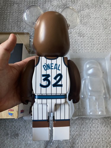 Shaquille O'Neal 400% 100% ladrillo de oso NBA Be@rbrick Orlando Magic Medicom Raro - Imagen 5 de 12