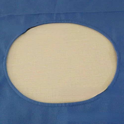 Envoltura médica de algodón azul transpirable instrumentos quirúrgicos tela cortina quirúrgica - Imagen 4 de 15