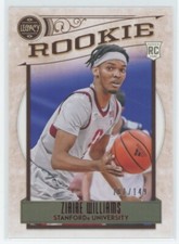 2021-22 Panini Chronicles Draft Picks Legacy Red /199 #350 Ziaire Williams RC