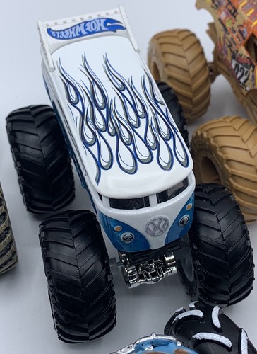Lot of 6 Monster Truck Hot Wheels Beetle, Superman, Captain Curse, 23 Tricycle - Picture 5 of 7