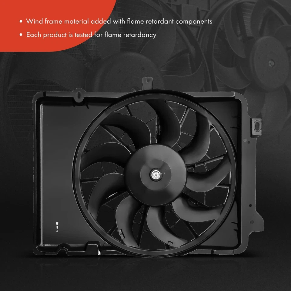 Radiator Fan Assembly for Ford Taurus 1990-1995 Lincoln Continental 1990-1994 - Image 3 of 4