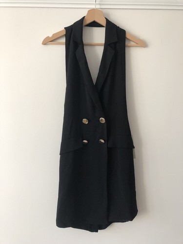 ZARA Double Breasted Blazer Playsuit 