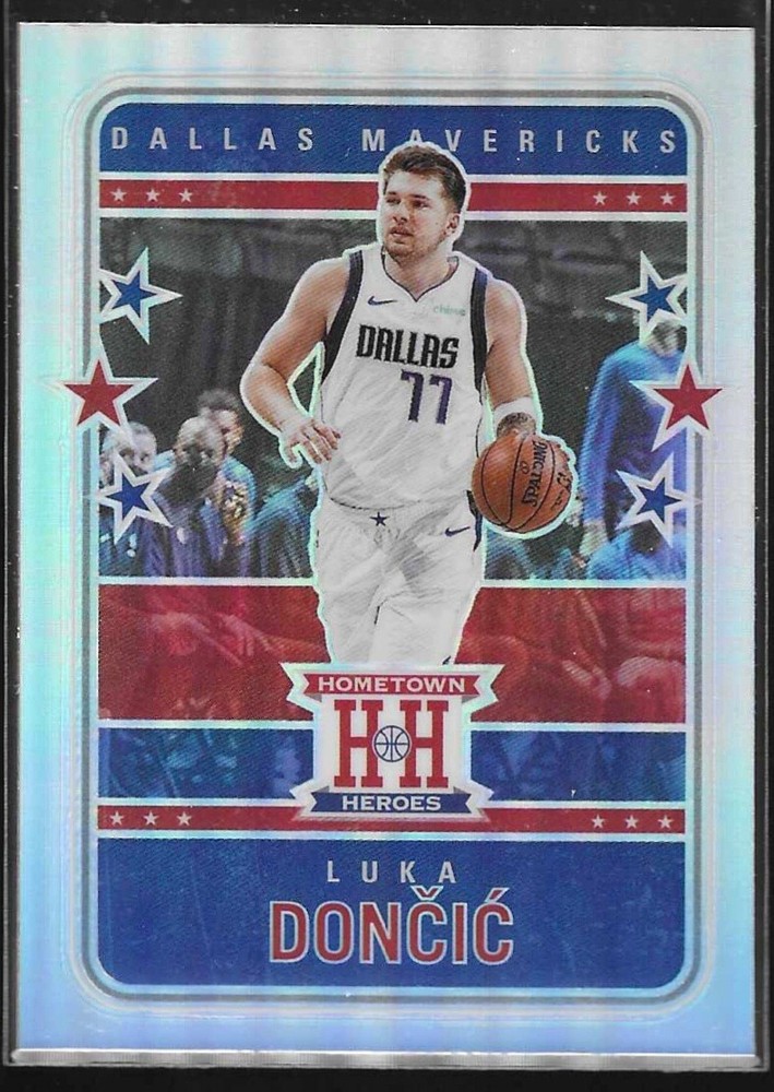 2020-21 Panini Chronicles Hometown Heroes Silver Holo #554 Luka Dončić Mavericks